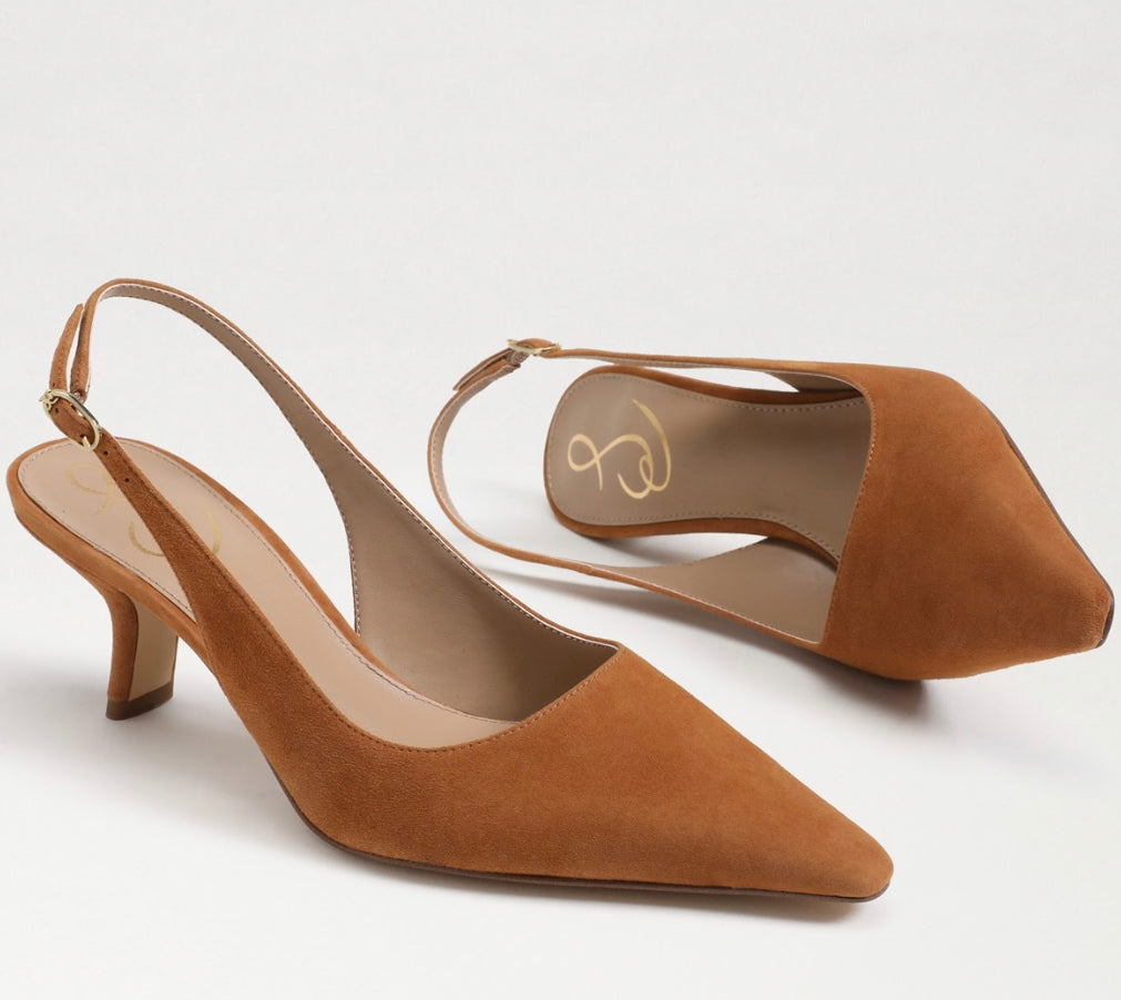 Sam Edelman Bianka Suede Sling Back Heel