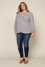 Load image into Gallery viewer, Cynthia&#39;s Plus Floral Blouse - Backwards Boutique 