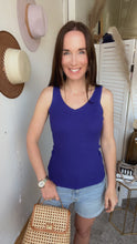 Load image into Gallery viewer, Kalley’s Ribbed Sweater Tank - Backwards Boutique 