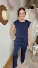 Load image into Gallery viewer, Riley&#39;s Navy Pants - Backwards Boutique 