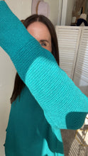 Load image into Gallery viewer, Kelly&#39;s Waffle Pullover - Backwards Boutique 