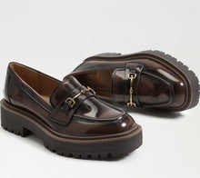 Load image into Gallery viewer, Sam Edelman Laurs Chestnut Loafers - Backwards Boutique 
