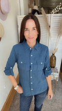 Load image into Gallery viewer, Cindy’s Button Up Ranch Shirt - Backwards Boutique 