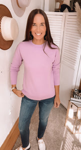 Michelle's Crew Neck Sweater - Backwards Boutique 