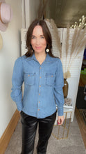 Load image into Gallery viewer, KUT From the Kloth Denim Button Down - Backwards Boutique 
