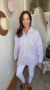 Ollie’s Oversized Button Up Shirt - Backwards Boutique 