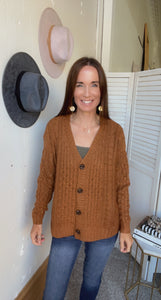 Shannon’s Cable Cardigan - Backwards Boutique 