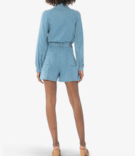 Load image into Gallery viewer, Kut from the Kloth Arabella Chambray Romper - Backwards Boutique 