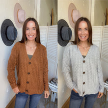 Load image into Gallery viewer, Shannon’s Cable Cardigan - Backwards Boutique 