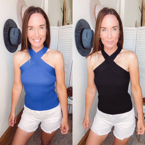 Christie’s Crossover Tanks - Backwards Boutique 