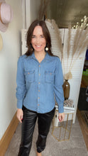 Load image into Gallery viewer, KUT From the Kloth Denim Button Down - Backwards Boutique 
