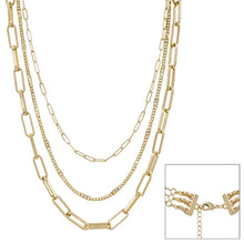 Load image into Gallery viewer, Lisa&#39;s 3 Layered Necklaces - Backwards Boutique 