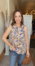 Load image into Gallery viewer, Lisa&#39;s Floral Tank - Backwards Boutique 