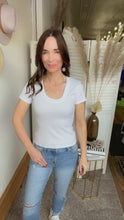 Load image into Gallery viewer, Z Supply Sirena White Tee - Backwards Boutique 