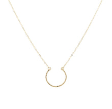Load image into Gallery viewer, Agapantha  Half Moon Necklace - Backwards Boutique 