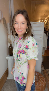 KUT from the Kloth Gemma Blouse - Backwards Boutique 