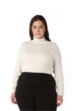 Load image into Gallery viewer, Plus Dex Rib Knit Turtleneck - Backwards Boutique 