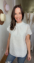 Load image into Gallery viewer, Jody&#39;s Eyelet Top - Backwards Boutique 