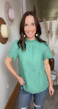 Load image into Gallery viewer, Jody&#39;s Eyelet Top - Backwards Boutique 