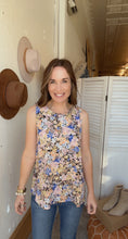 Load image into Gallery viewer, Lisa&#39;s Floral Tank - Backwards Boutique 
