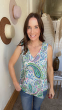 Load image into Gallery viewer, Jenny’s Floral Tank - Backwards Boutique 