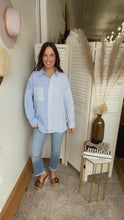 Load image into Gallery viewer, Mary’s Striped Button Down - Backwards Boutique 