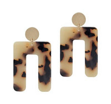 Load image into Gallery viewer, Katie&#39;s U Shaped Earrings - Backwards Boutique 