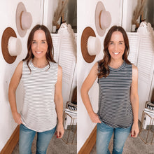 Load image into Gallery viewer, Tina’s Striped Tanks - Backwards Boutique 