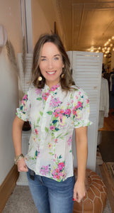 KUT from the Kloth Gemma Blouse - Backwards Boutique 