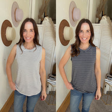 Load image into Gallery viewer, Tina’s Striped Tanks - Backwards Boutique 
