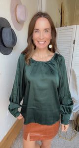 Corrine's Getting It Done Blouse - Backwards Boutique 
