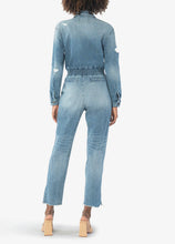 Load image into Gallery viewer, KUT from the Kloth Zip Up Denim Jumpsuit - Backwards Boutique 