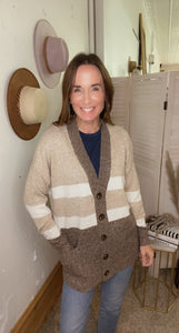 Jackie's Long Sweater Cardigan - Backwards Boutique 