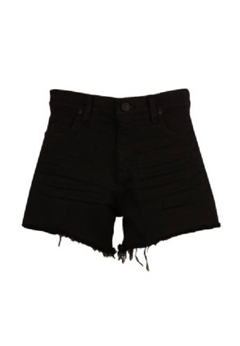 Kut From The Kloth Jane Black Denim Shorts - Backwards Boutique 